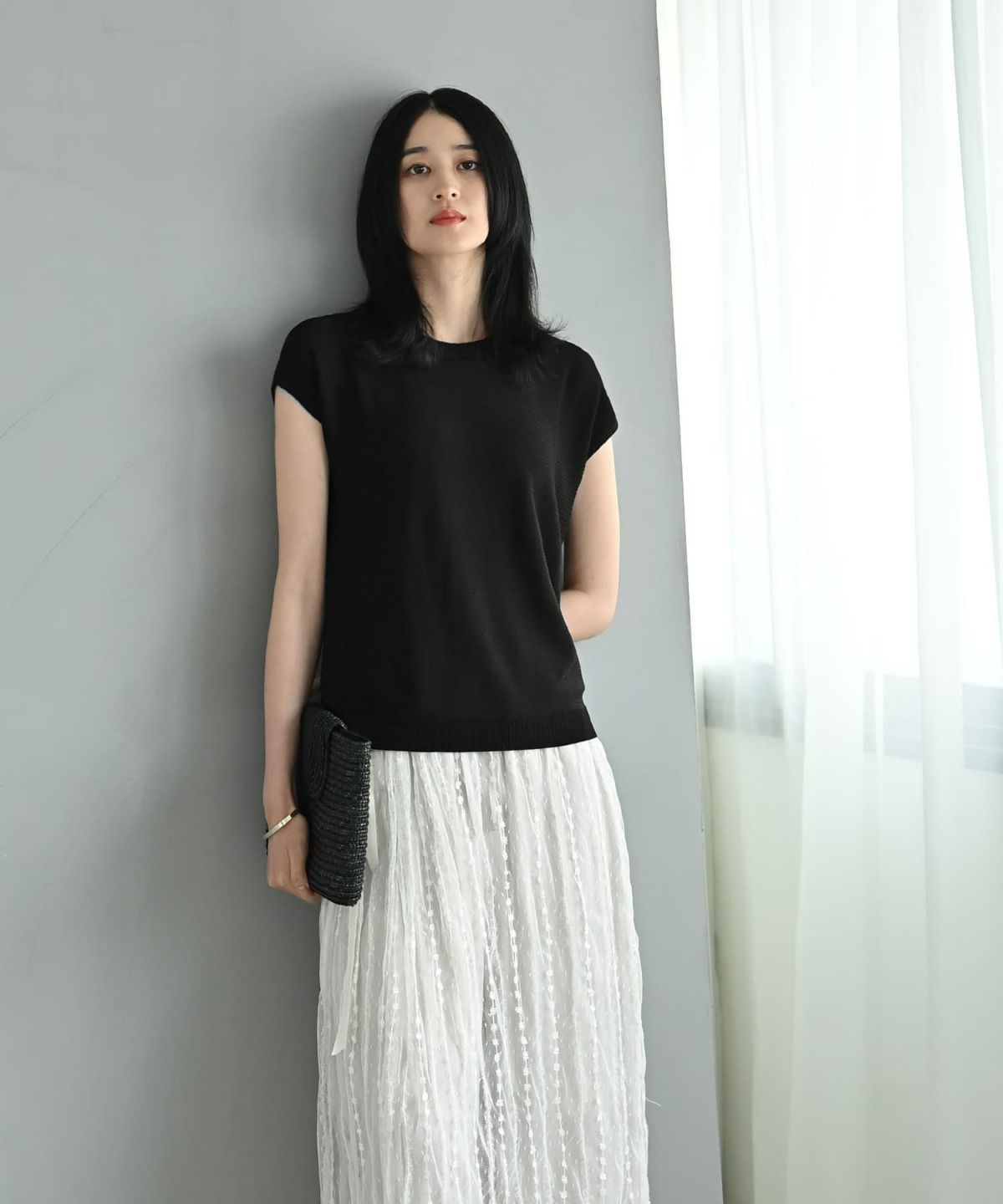 着用イメージ 170cm ブラック