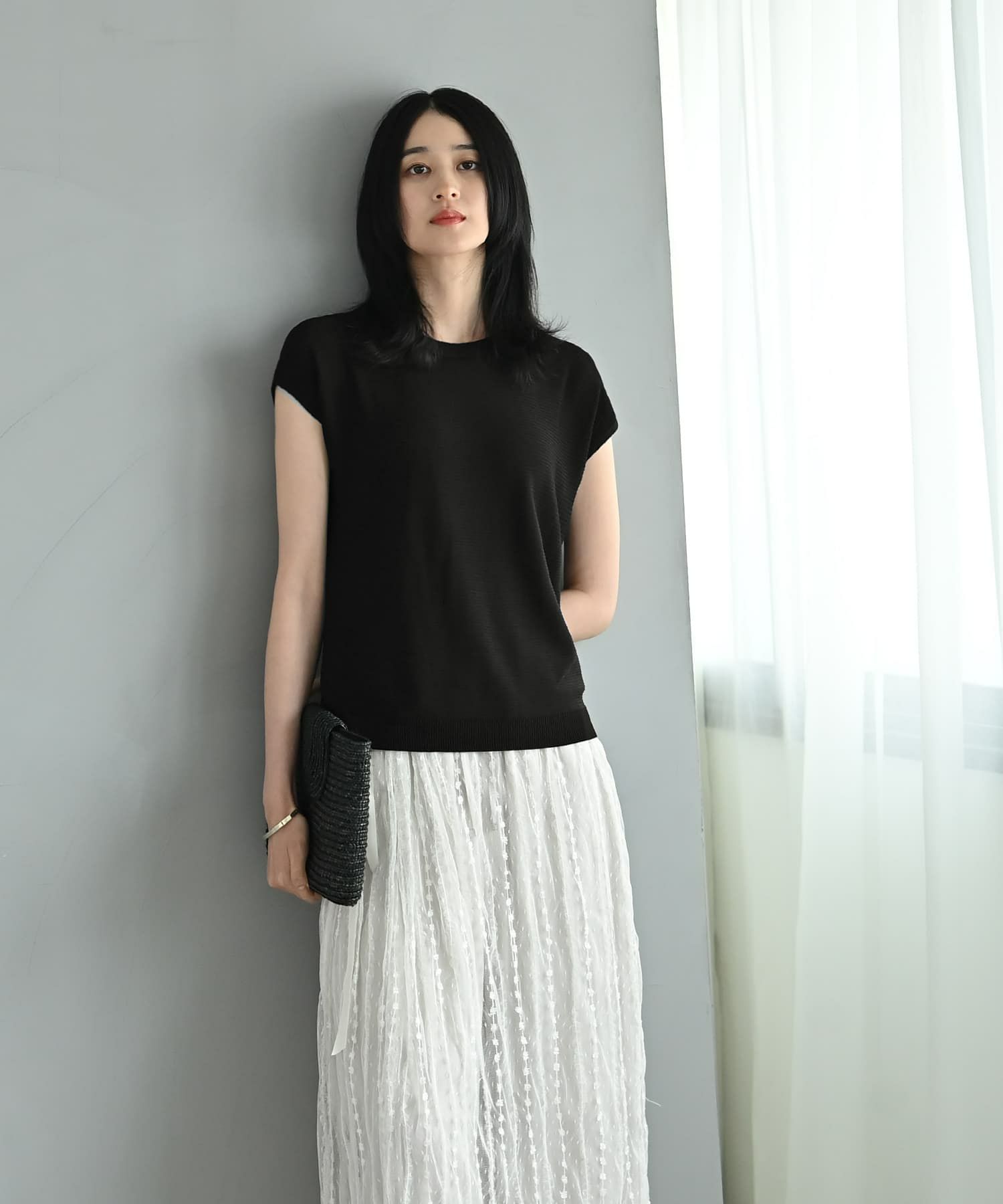 着用イメージ 170cm ブラック