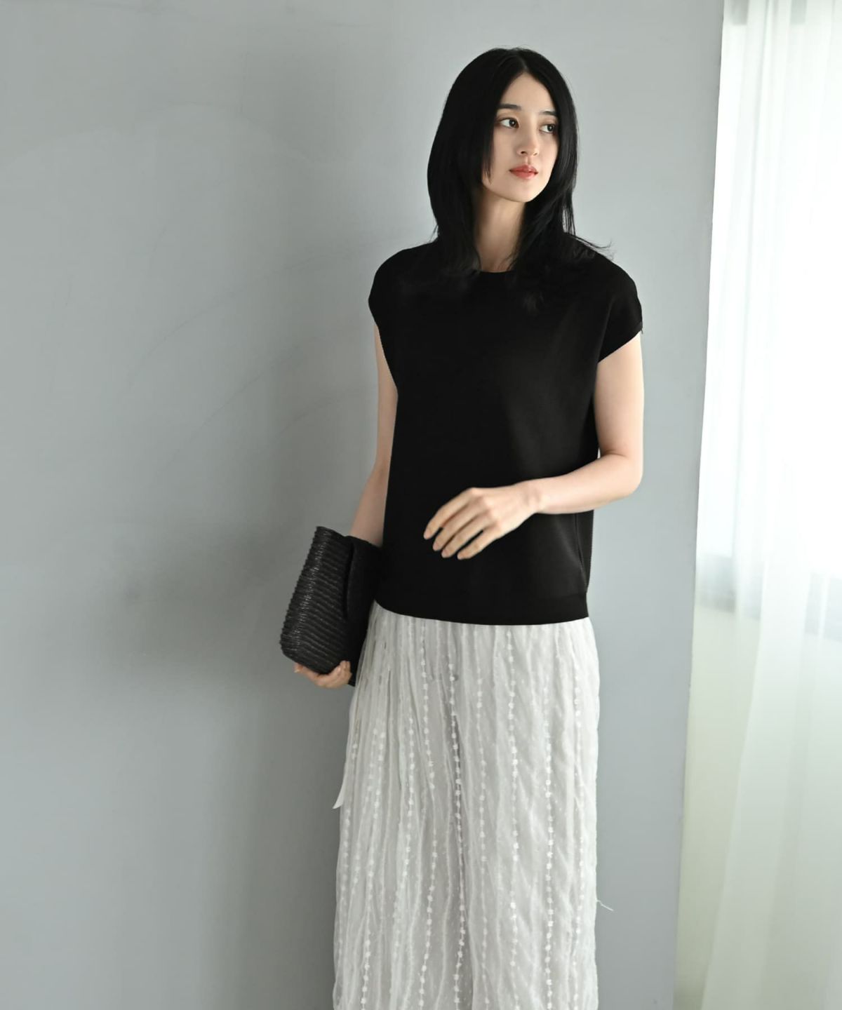 着用イメージ 170cm ブラック