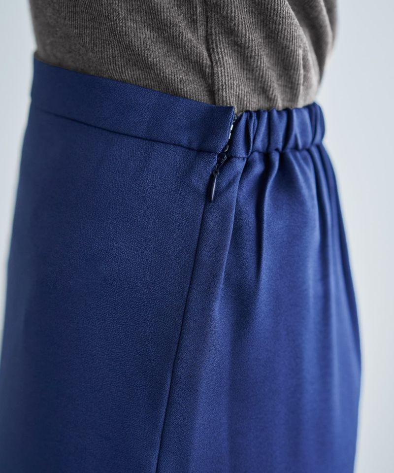 Risleyvintage★サスペンダー付きライトブルーロングスカート日本製 Risleyvintage☆サスペンダー付きライトブルーロングスカート