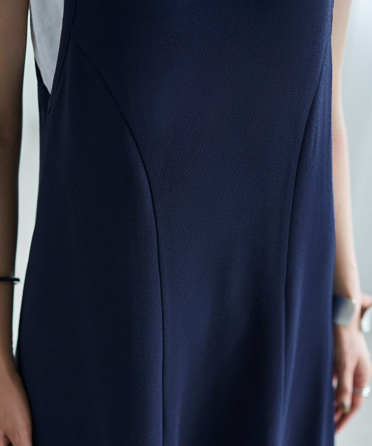 着用イメージ 166cm ネイビー サイズ02