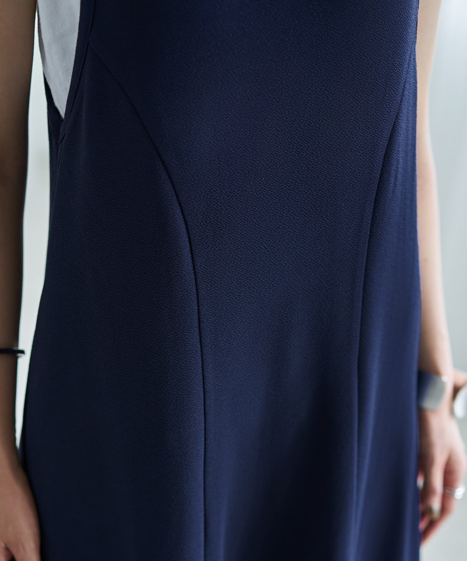 着用イメージ 166cm ネイビー サイズ02