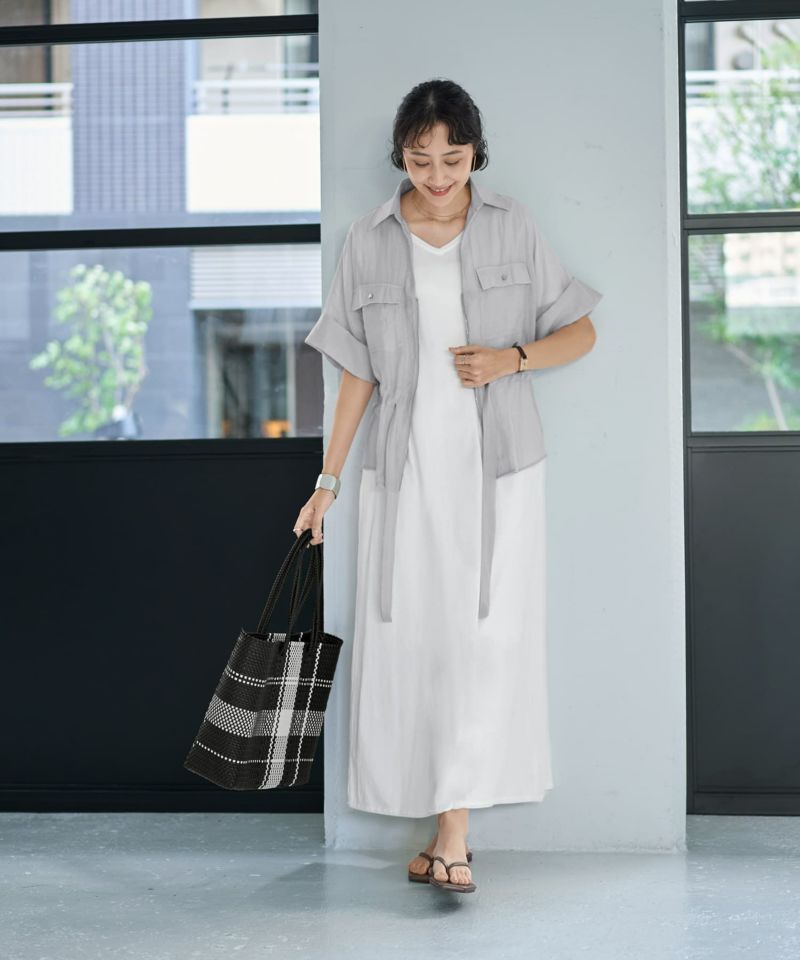 STYLE DELI 新品　 ワンピース　ジャケット　セット ☆カットソーワンピースを涼しくキレイめに着る【ジャケット