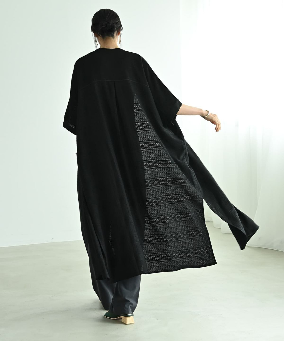 着用イメージ 170cm ブラック