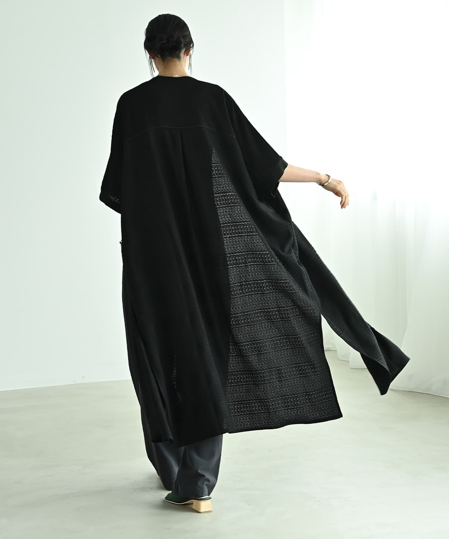 着用イメージ 170cm ブラック