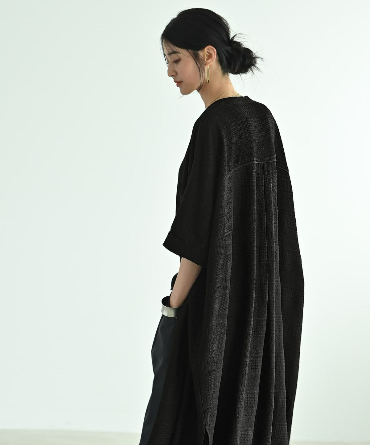 着用イメージ 170cm ブラック