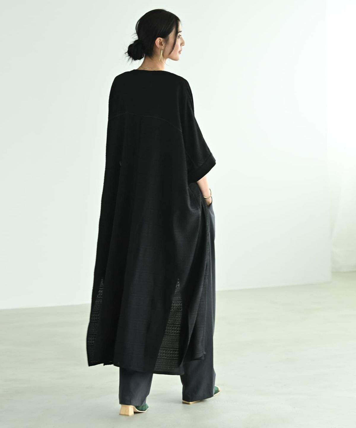 着用イメージ 170cm ブラック