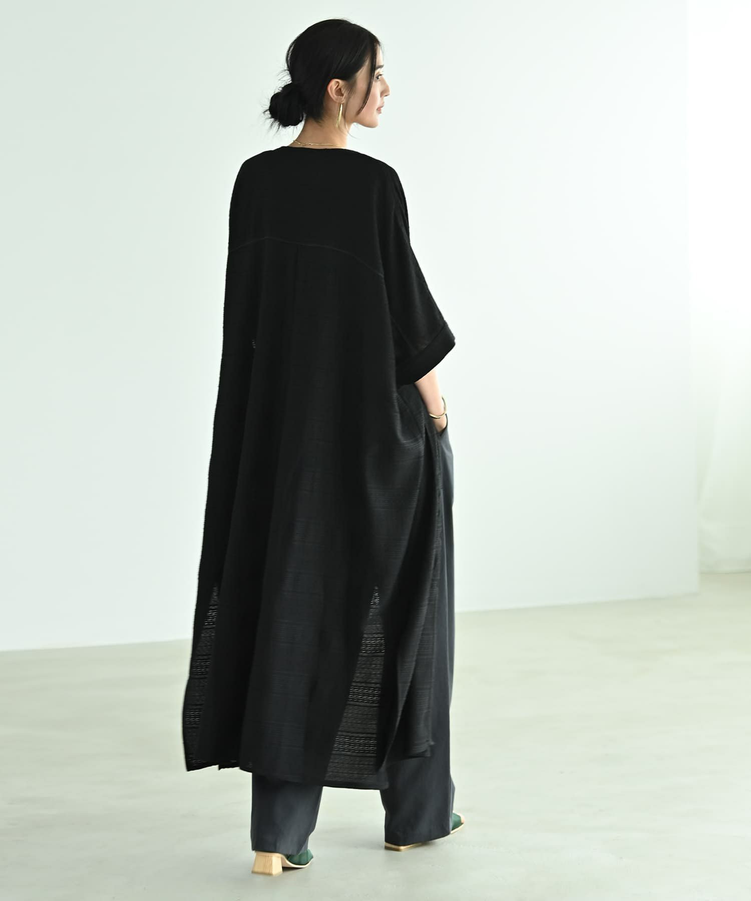 着用イメージ 170cm ブラック
