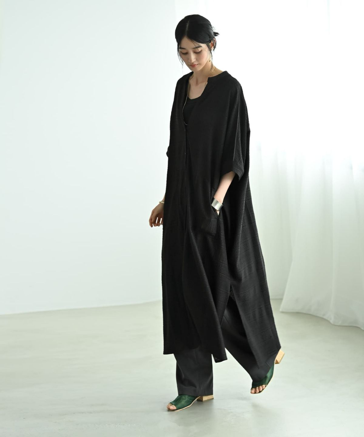 着用イメージ 170cm ブラック