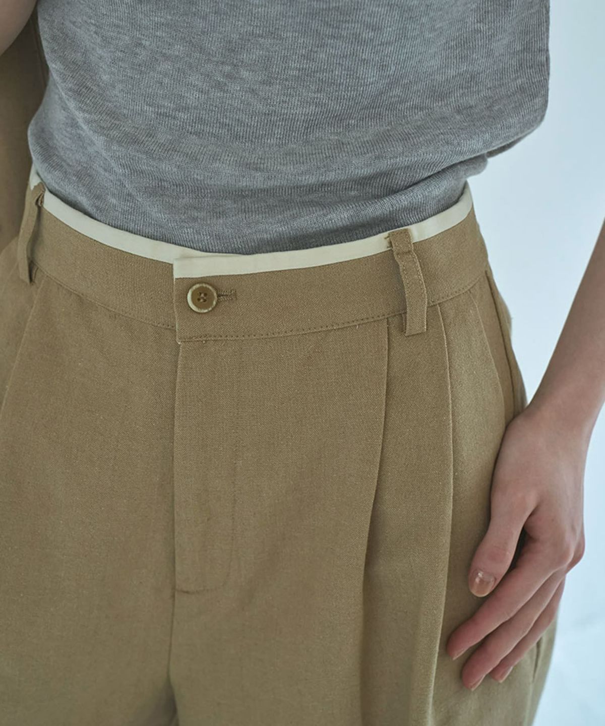 着用イメージ 165cm BEIGE