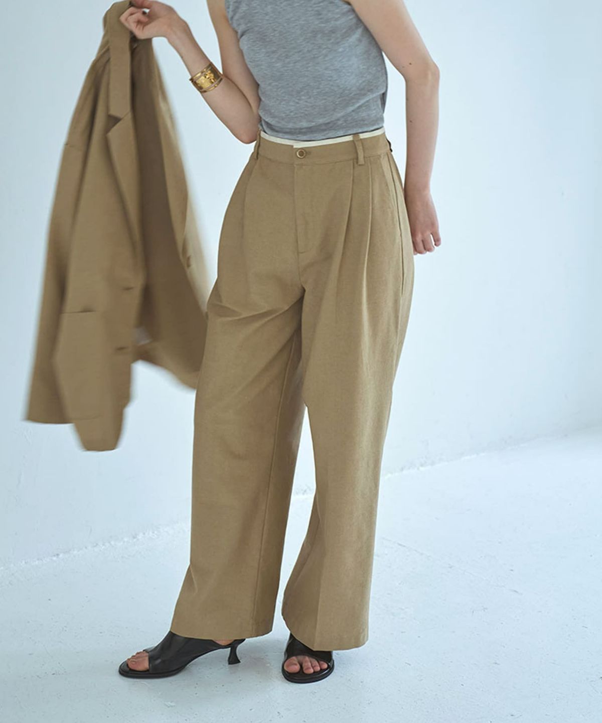 着用イメージ 165cm BEIGE