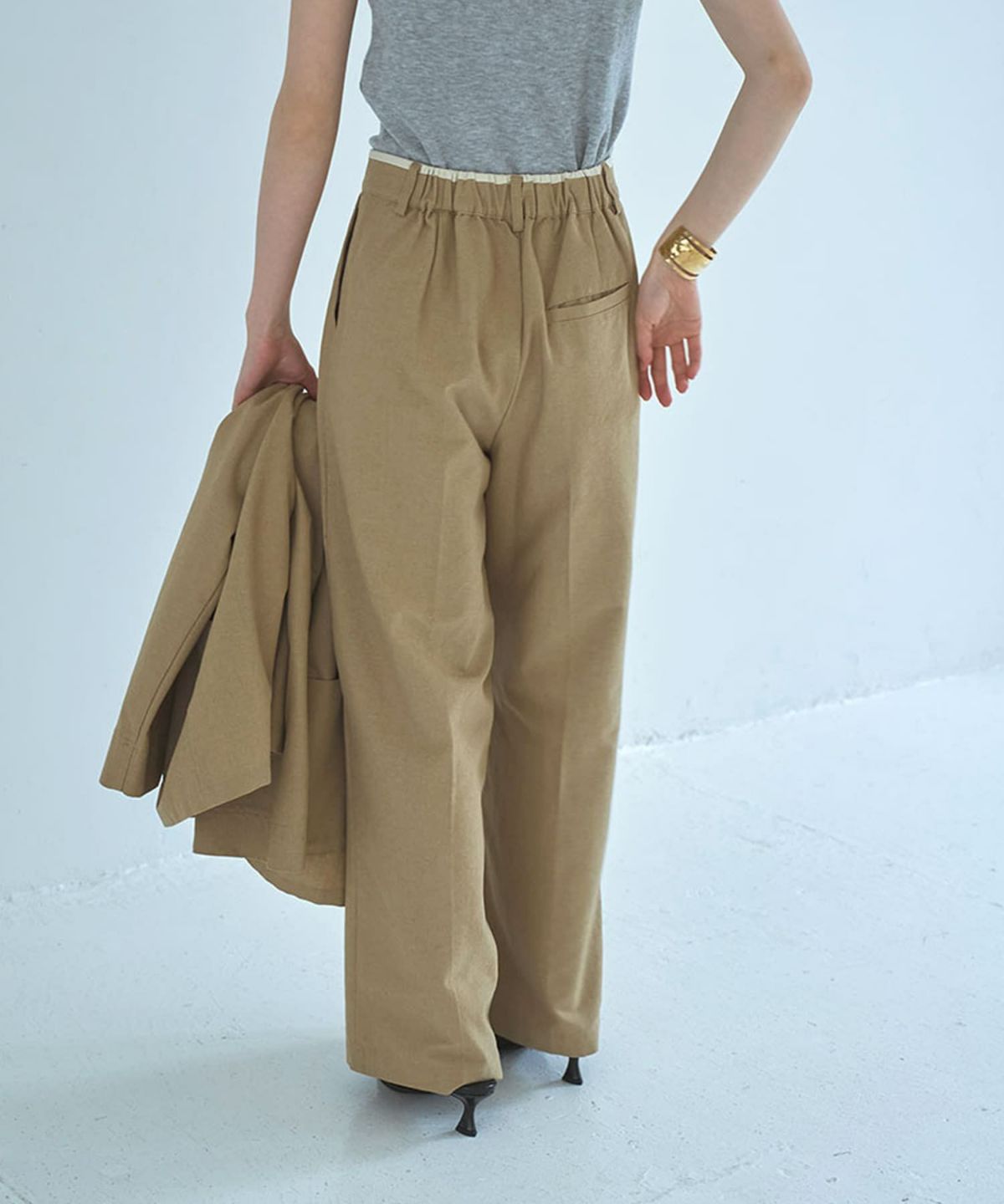 着用イメージ 165cm BEIGE