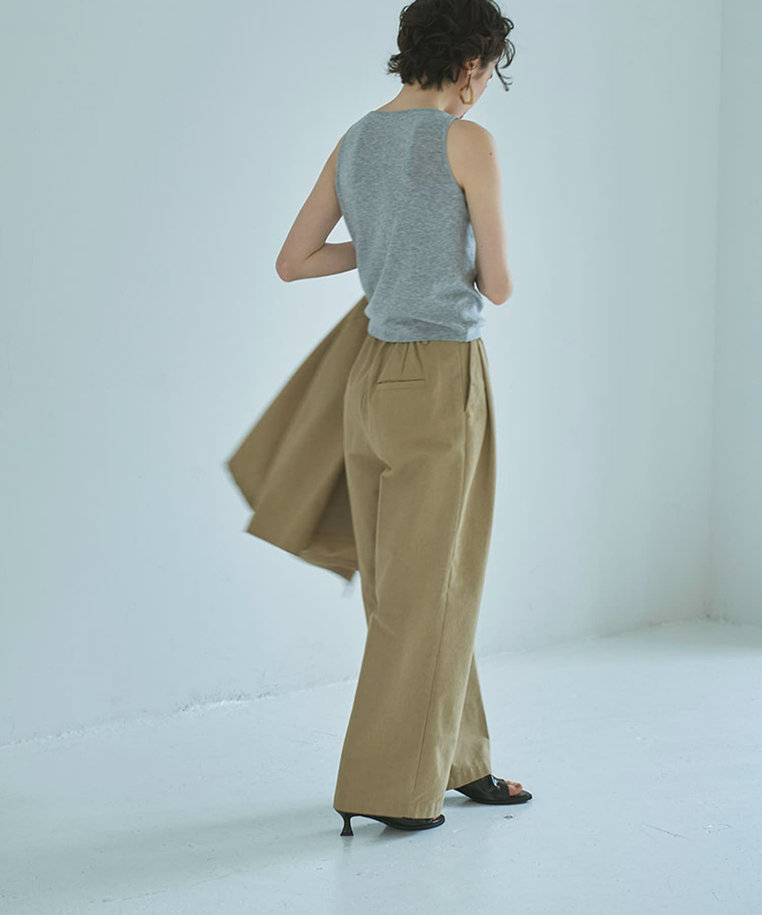 着用イメージ 165cm BEIGE