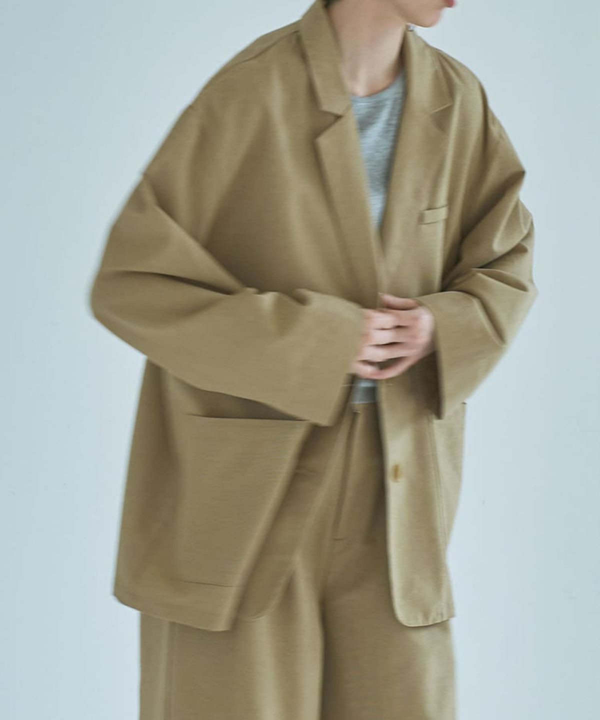 着用イメージ 165cm BEIGE