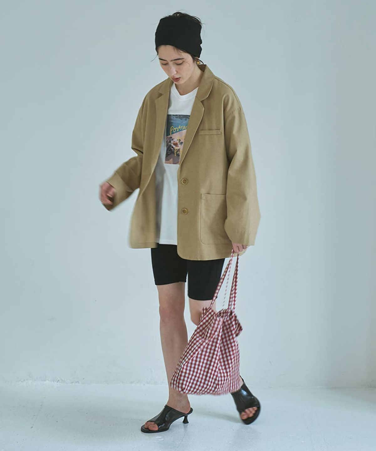 着用イメージ 165cm BEIGE