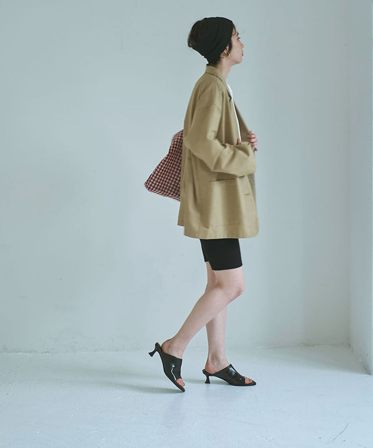 着用イメージ 165cm BEIGE