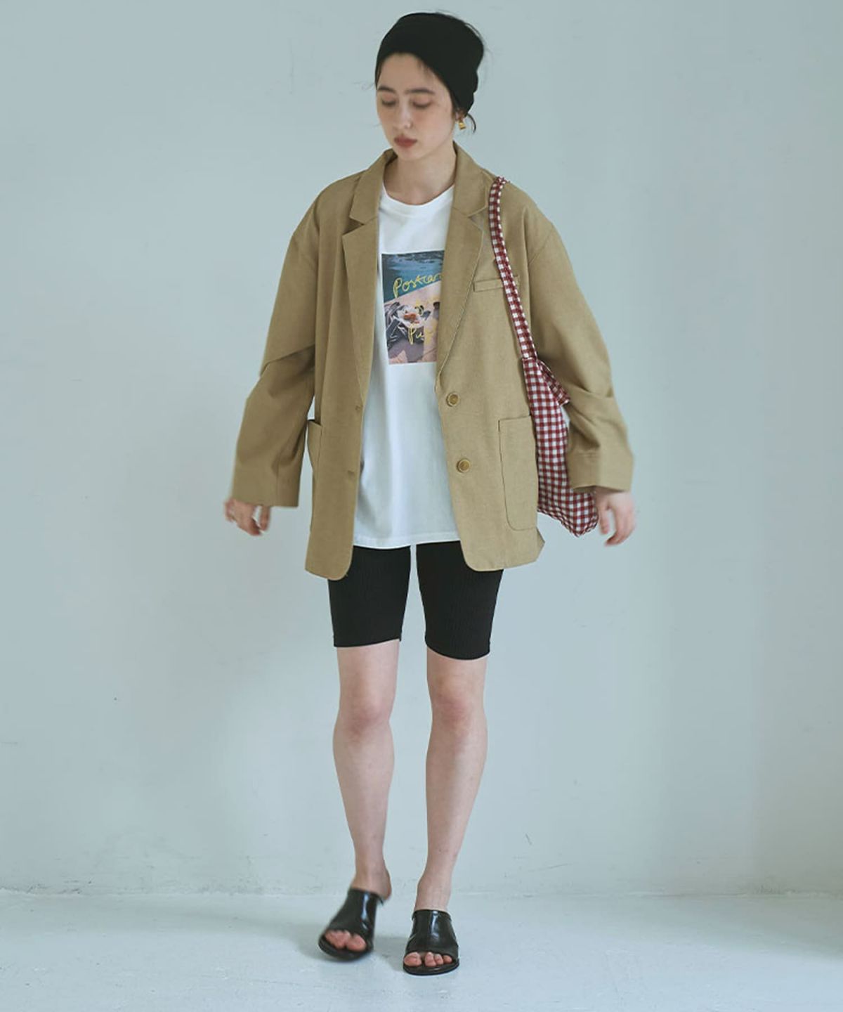 着用イメージ 165cm BEIGE