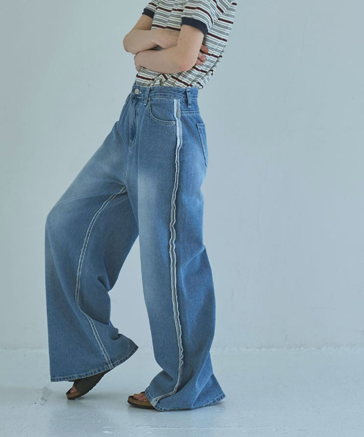 着用イメージ 165cm BLUE