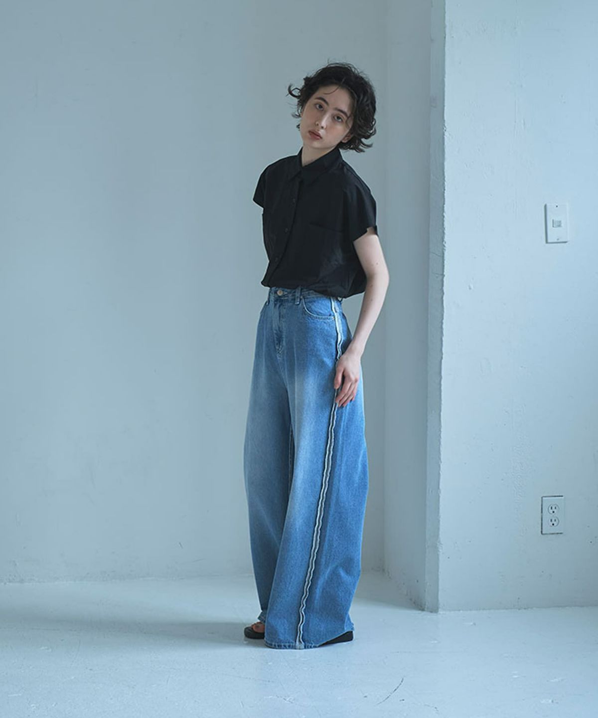 着用イメージ 165cm BLUE