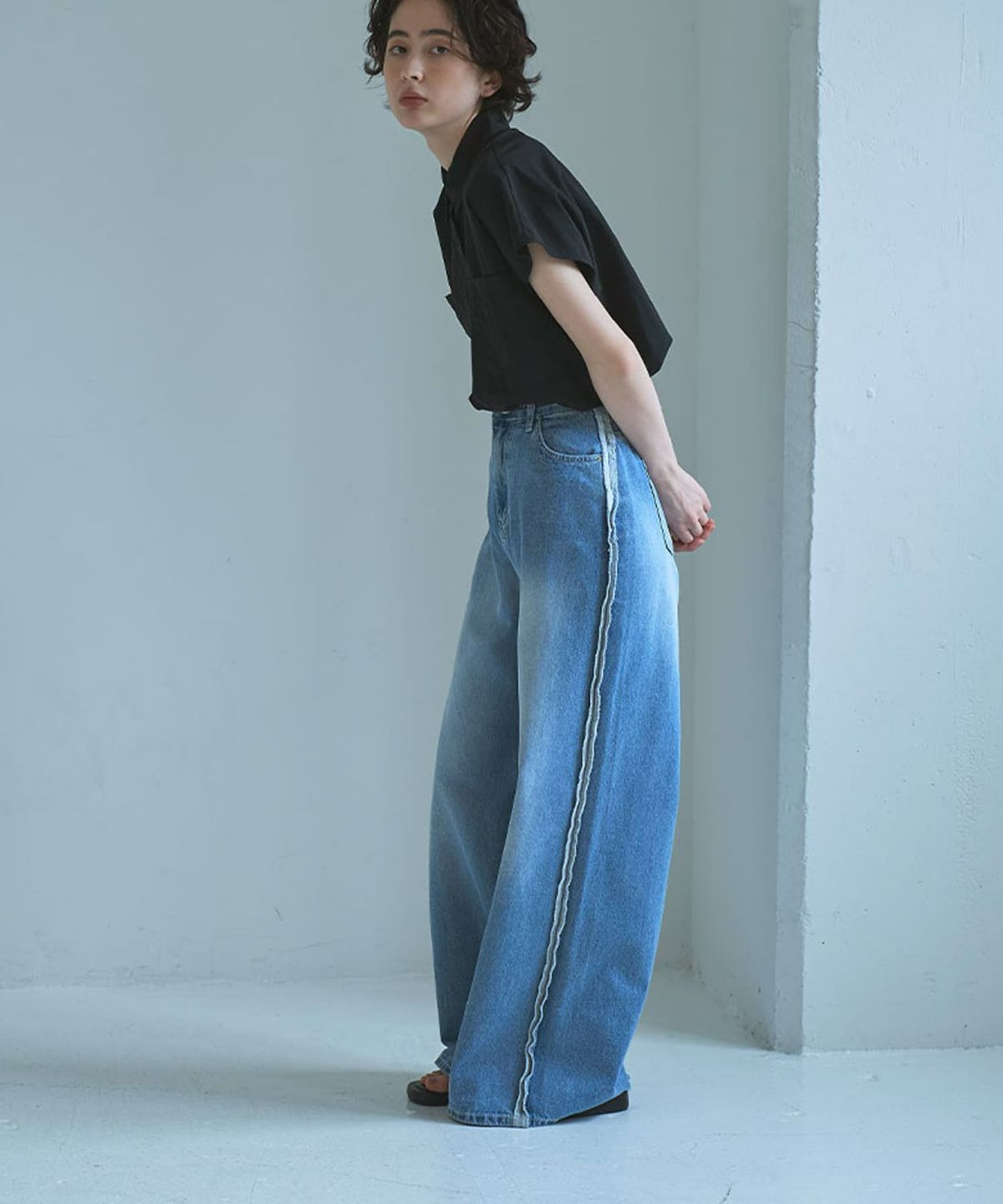 着用イメージ 165cm BLUE