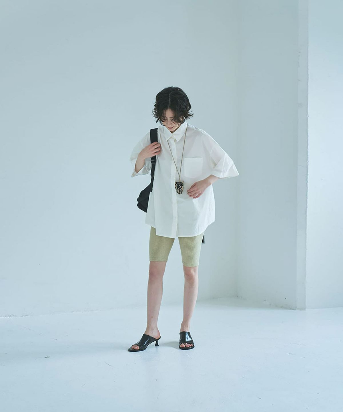 着用イメージ 165cm BLACK