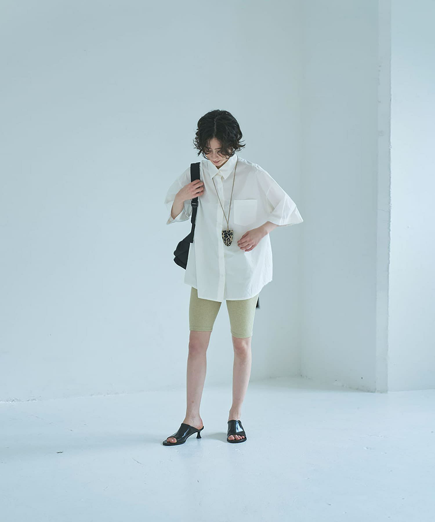 着用イメージ 165cm BLACK