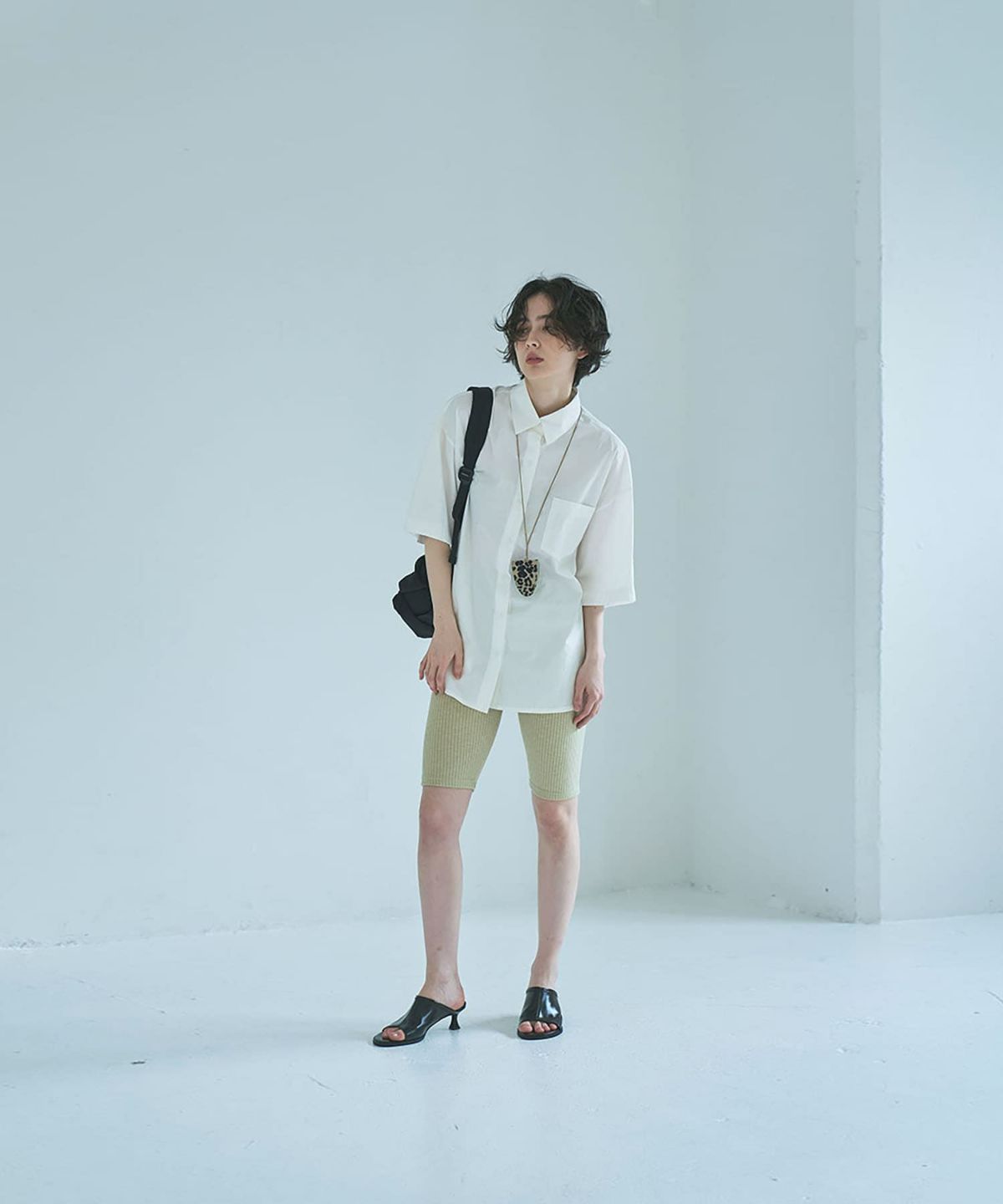 着用イメージ 165cm BLACK