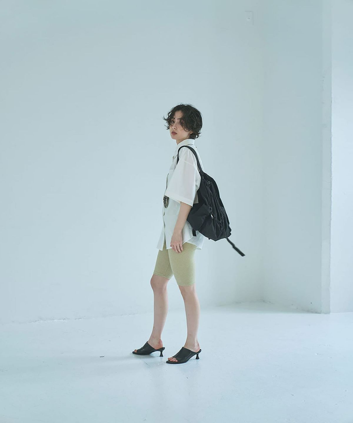 着用イメージ 165cm BLACK