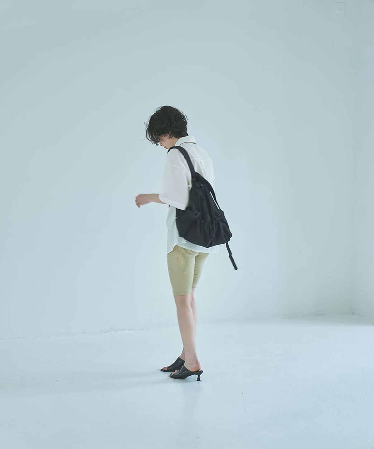 着用イメージ 165cm BLACK