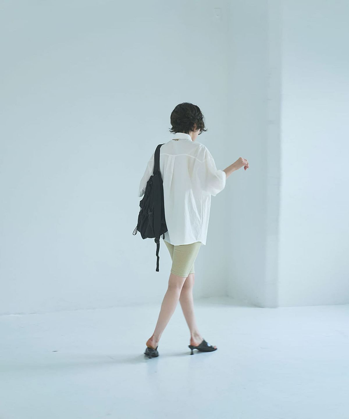 着用イメージ 165cm BLACK