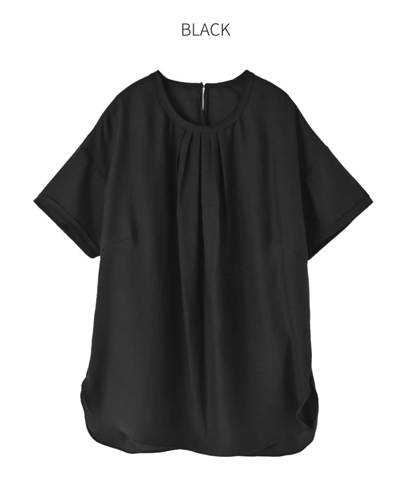 【新品未使用タグ付き】ohga FLEUR ブラウス 半袖 ブラック 新品未使用タグ付き】ohga FLEUR ブラウス 半袖 ブラック - メルカリ