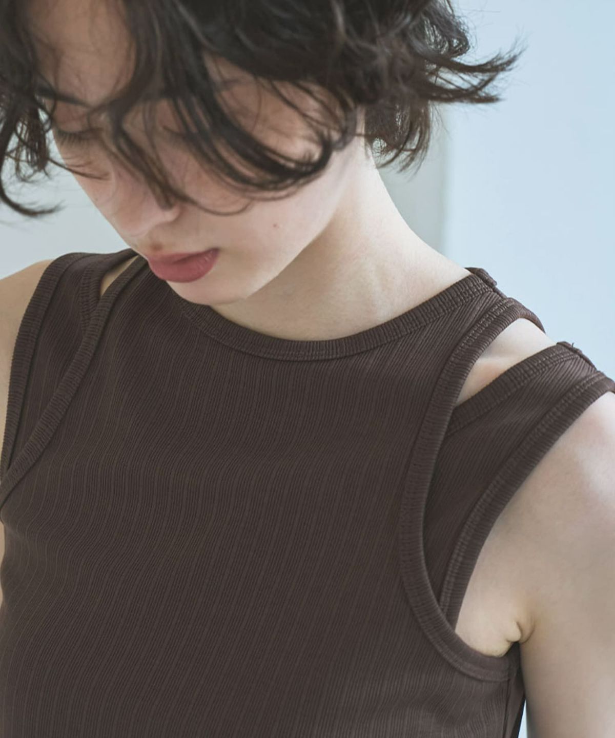 着用イメージ 165cm BROWN