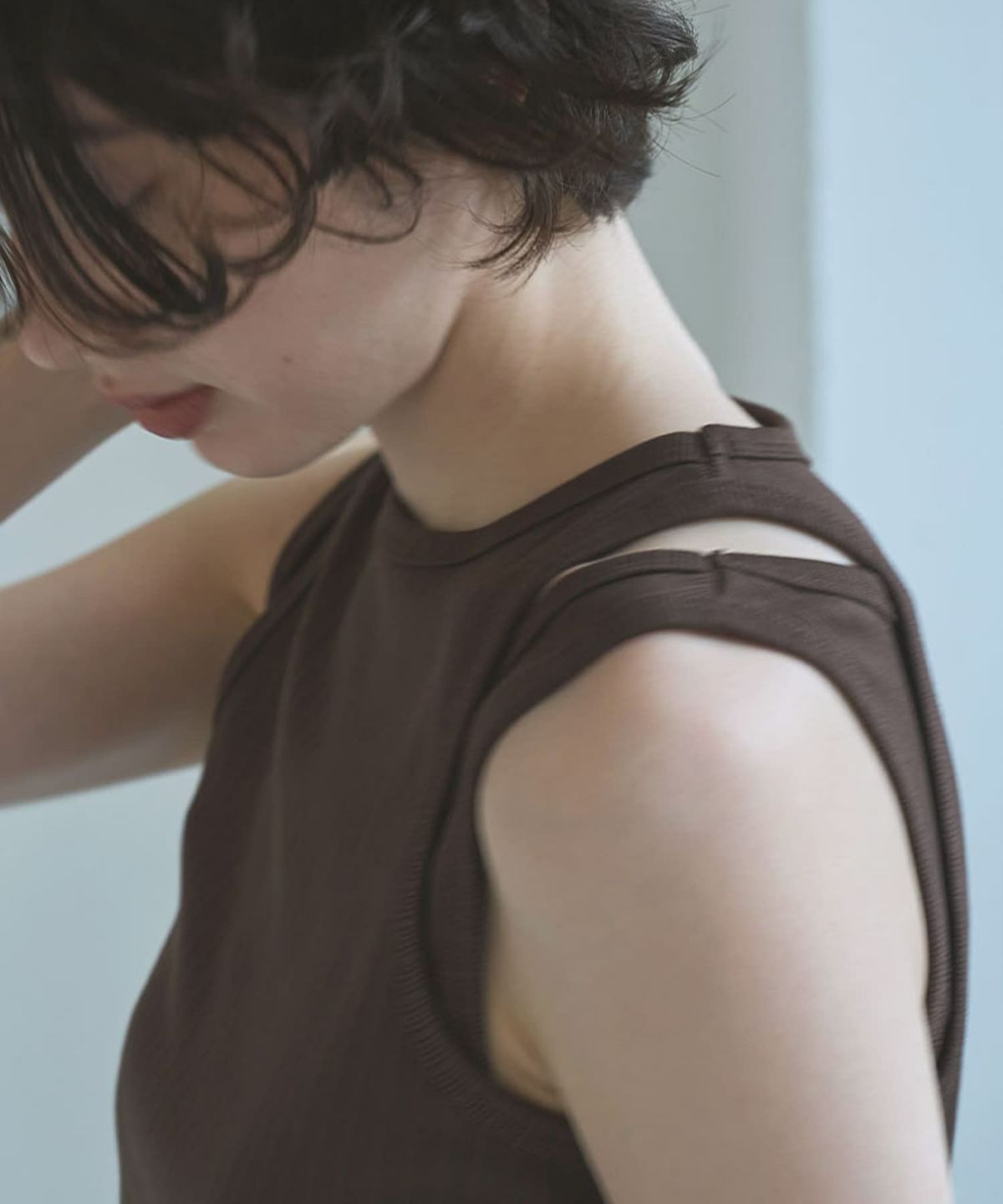 着用イメージ 165cm BROWN