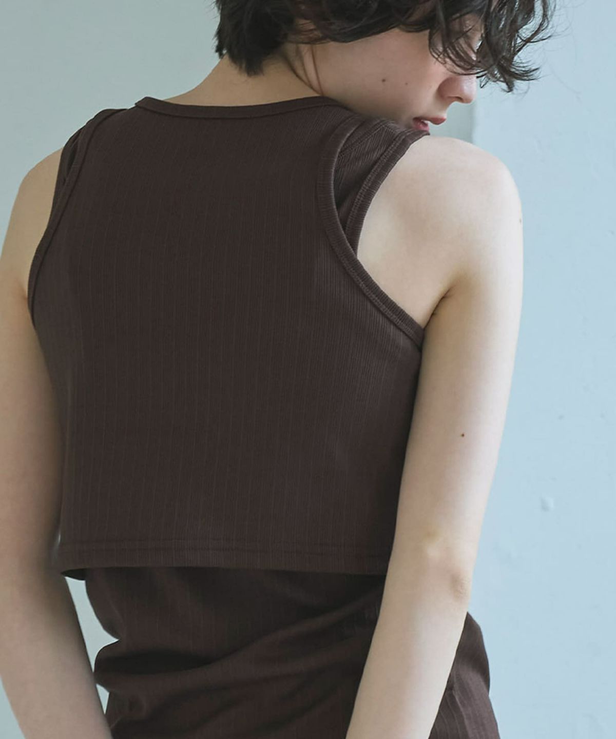 着用イメージ 165cm BROWN