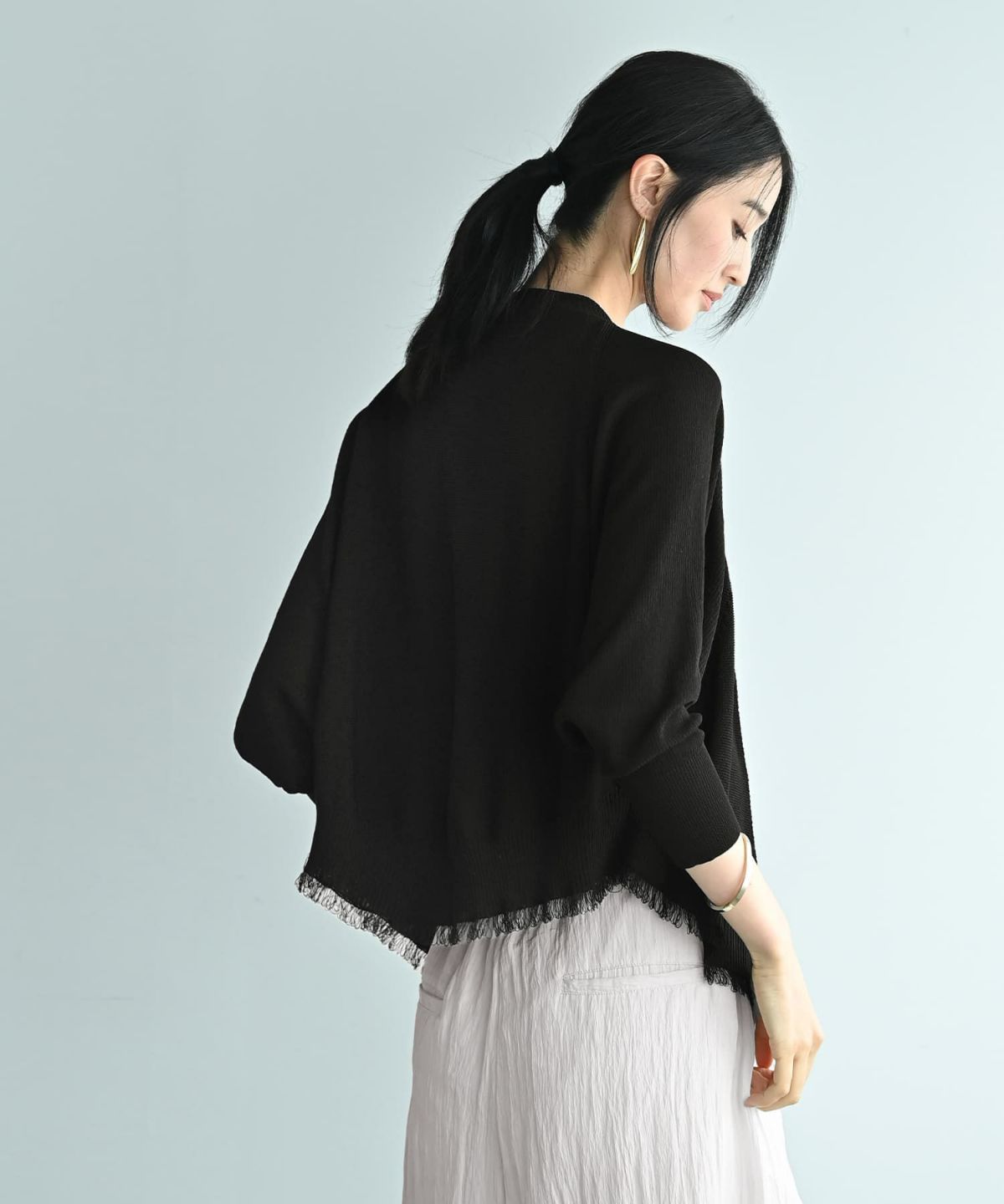 着用イメージ 170cm ブラック