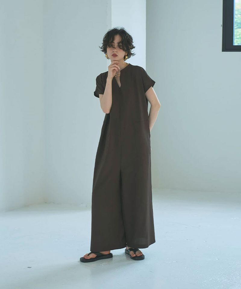 パンツ marjour EFFORTLESS AIRY WIDE JUMPSUIT MARJOUR】EFFORTLESS AIRY WIDE JUMPSUIT | おしゃれな大人
