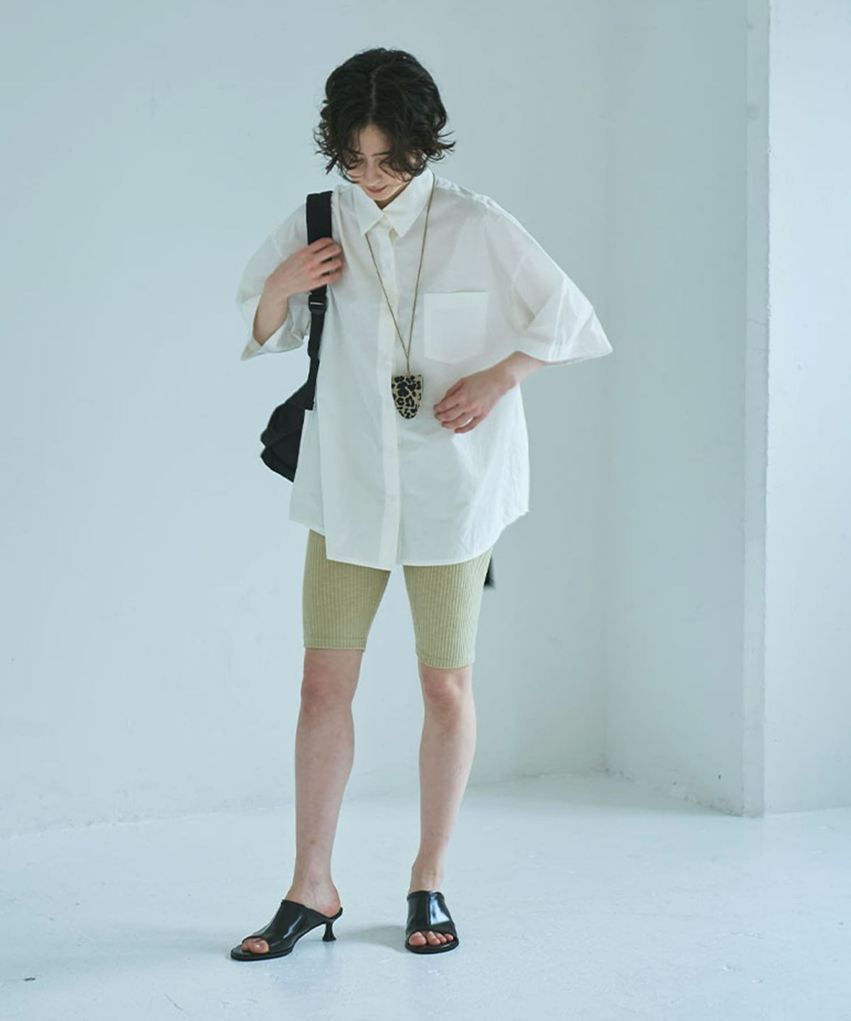 着用イメージ 165cm OFFWHITE