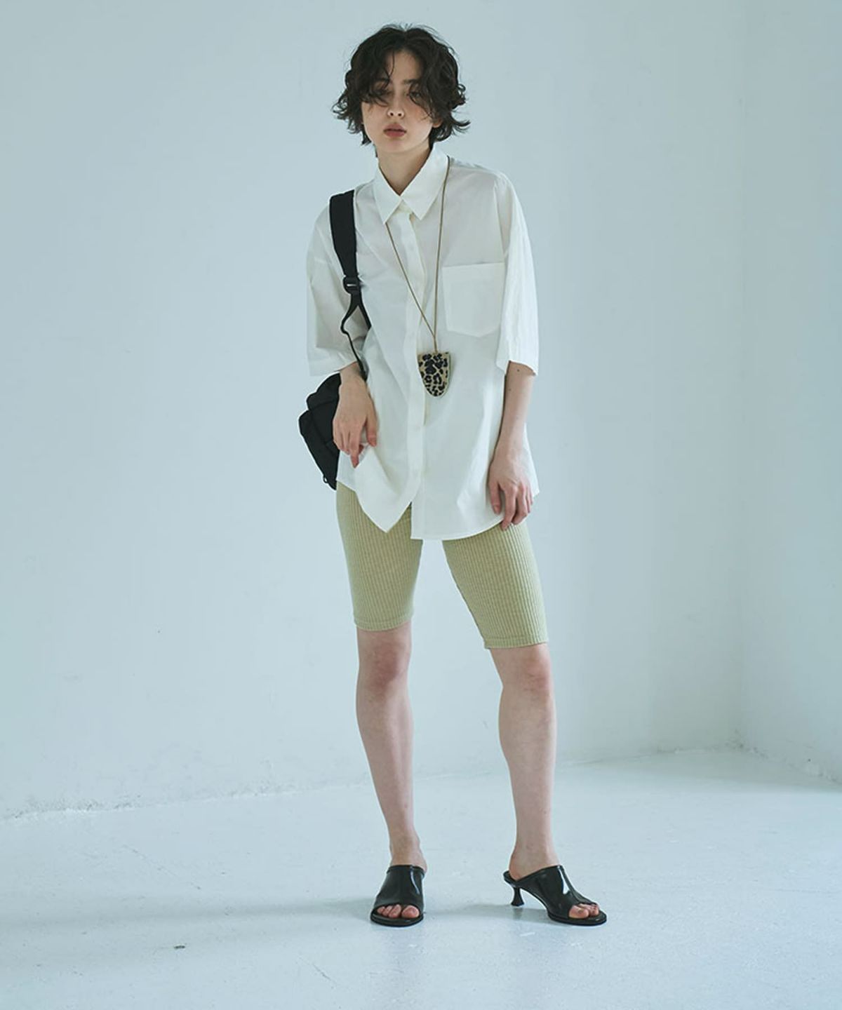 着用イメージ 165cm OFFWHITE