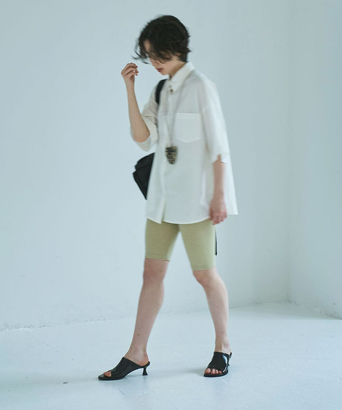 着用イメージ 165cm OFFWHITE