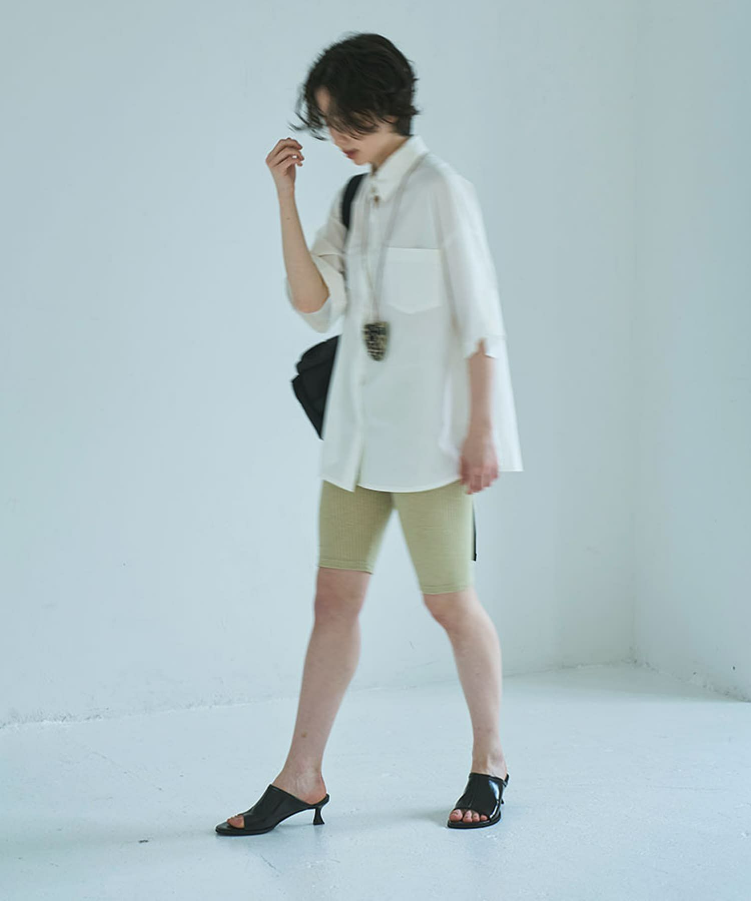 着用イメージ 165cm OFFWHITE
