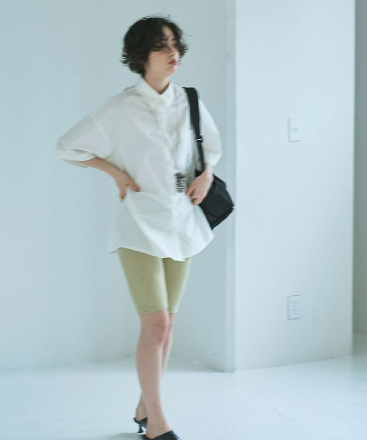 着用イメージ 165cm OFFWHITE