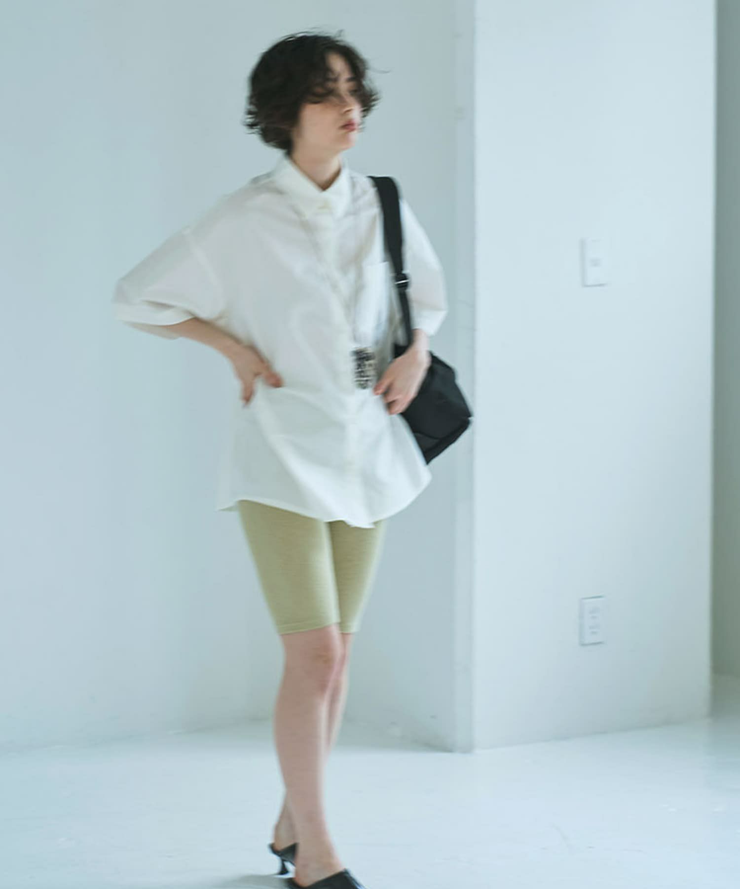 着用イメージ 165cm OFFWHITE