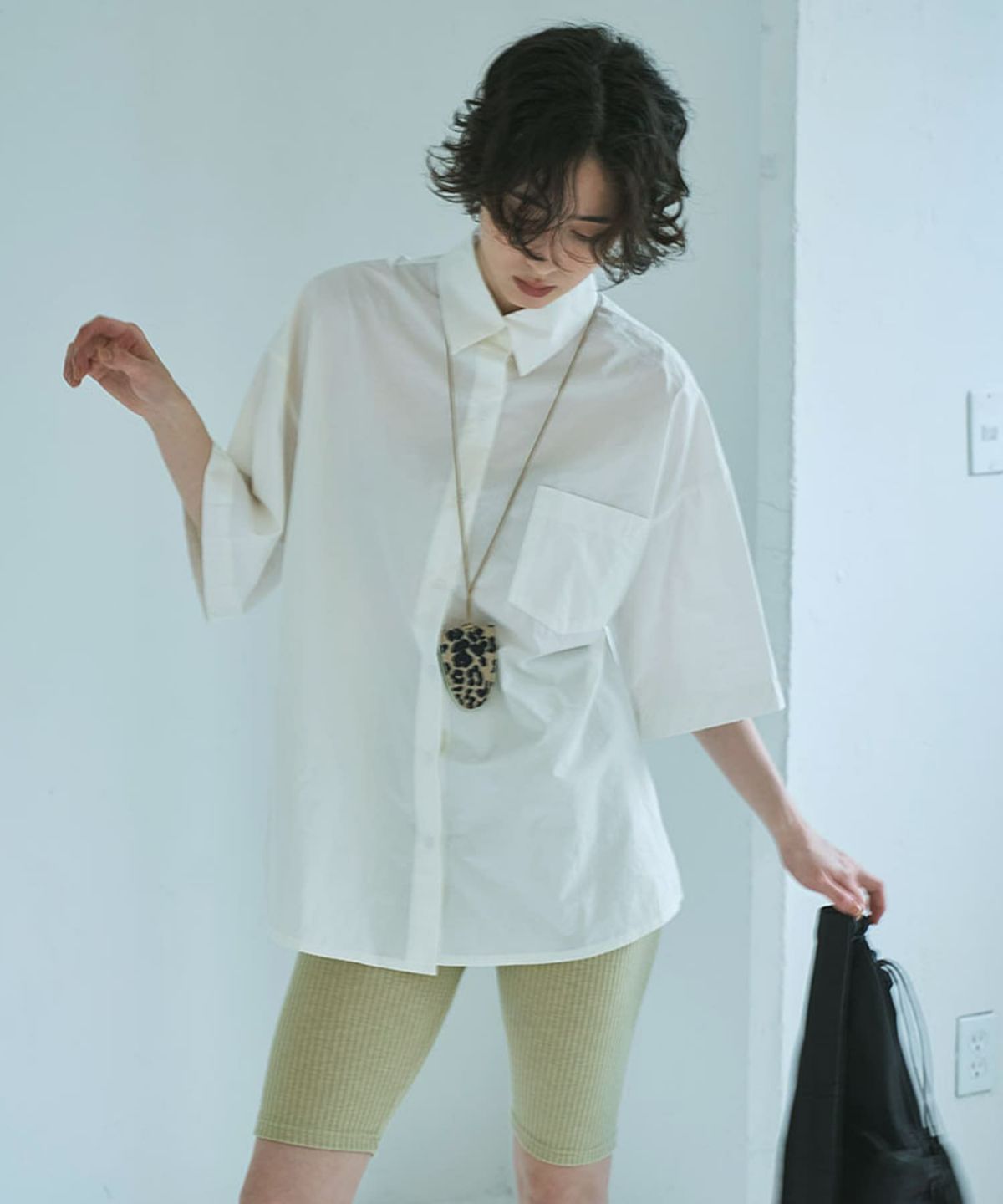 着用イメージ 165cm OFFWHITE