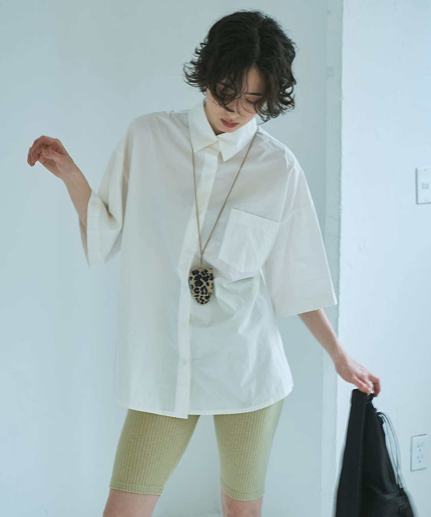 着用イメージ 165cm OFFWHITE