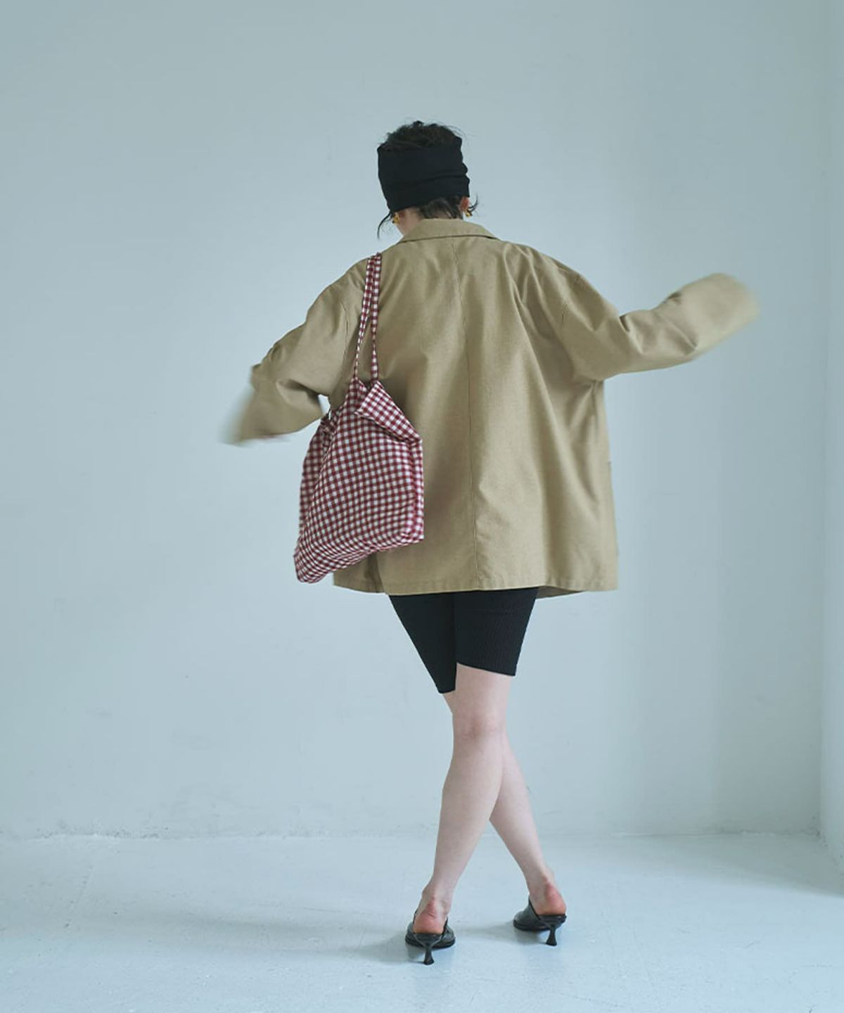 着用イメージ 165cm BLACK