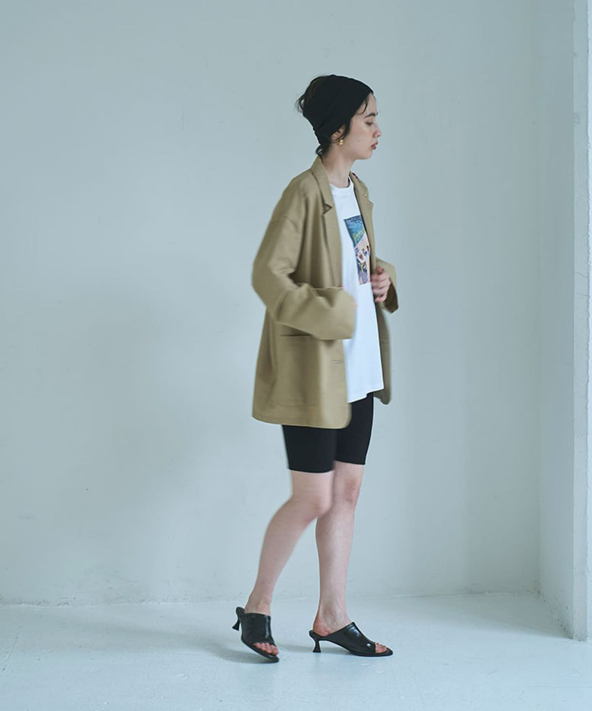 着用イメージ 165cm BLACK