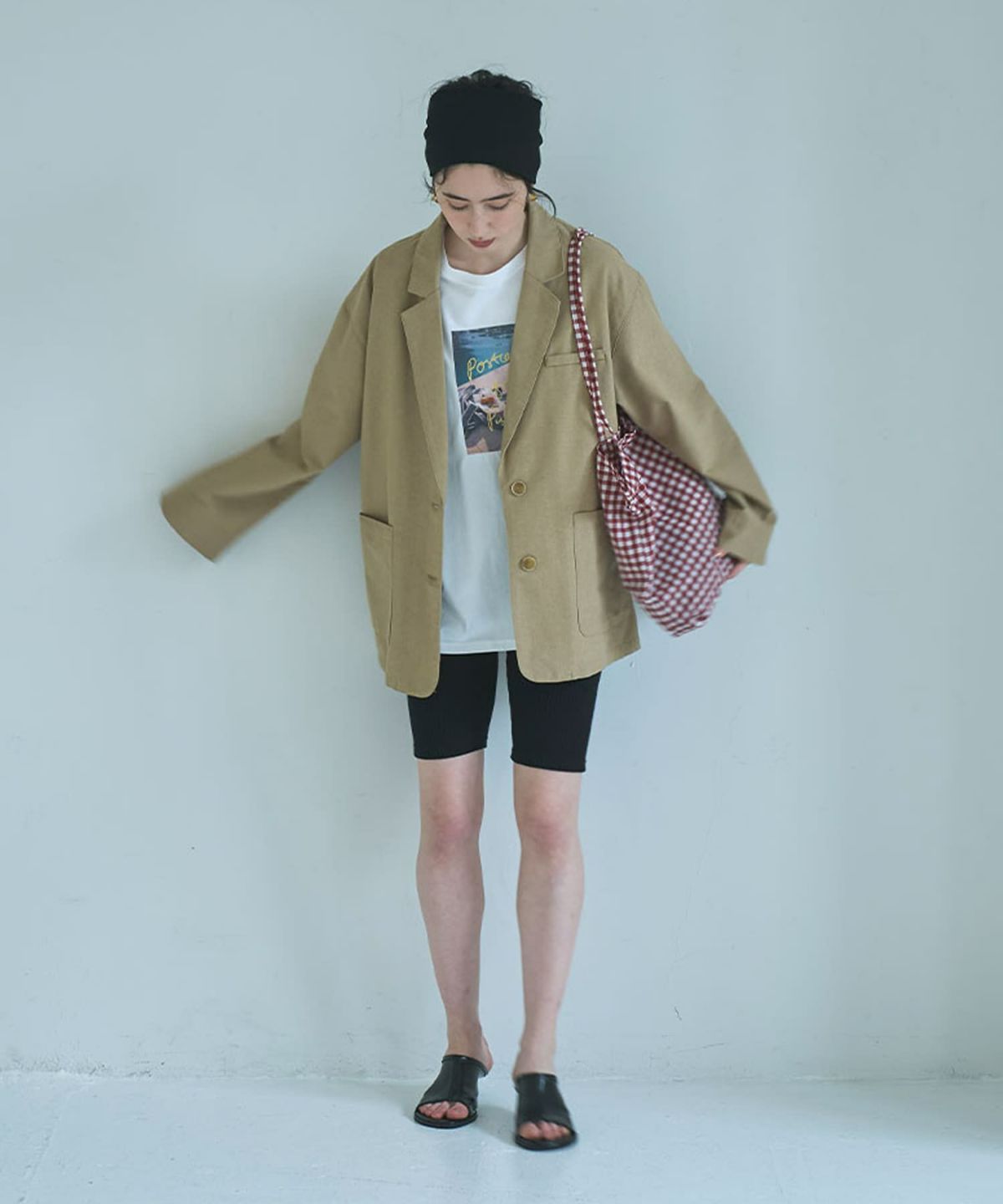 着用イメージ 165cm BLACK