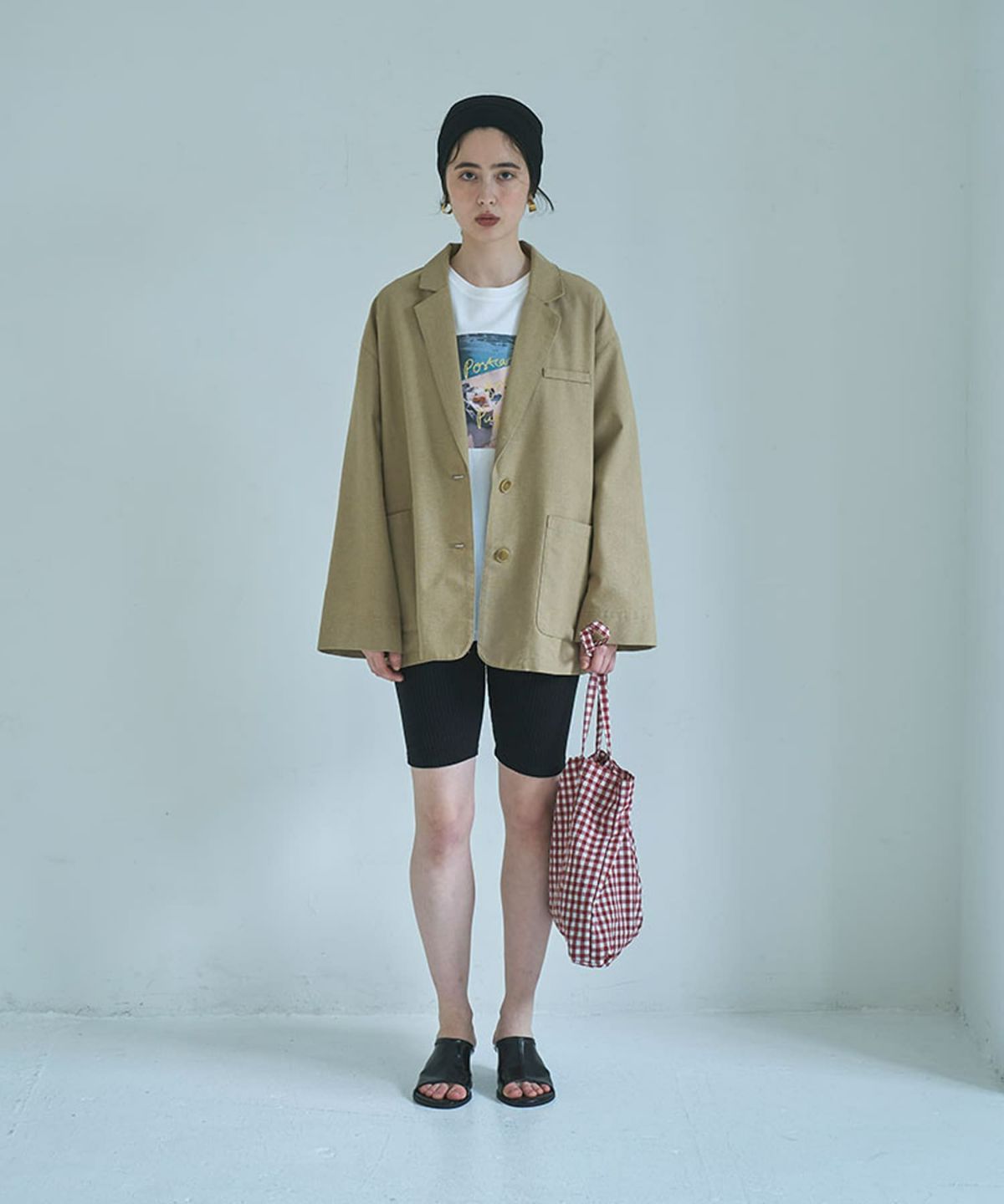 着用イメージ 165cm BLACK