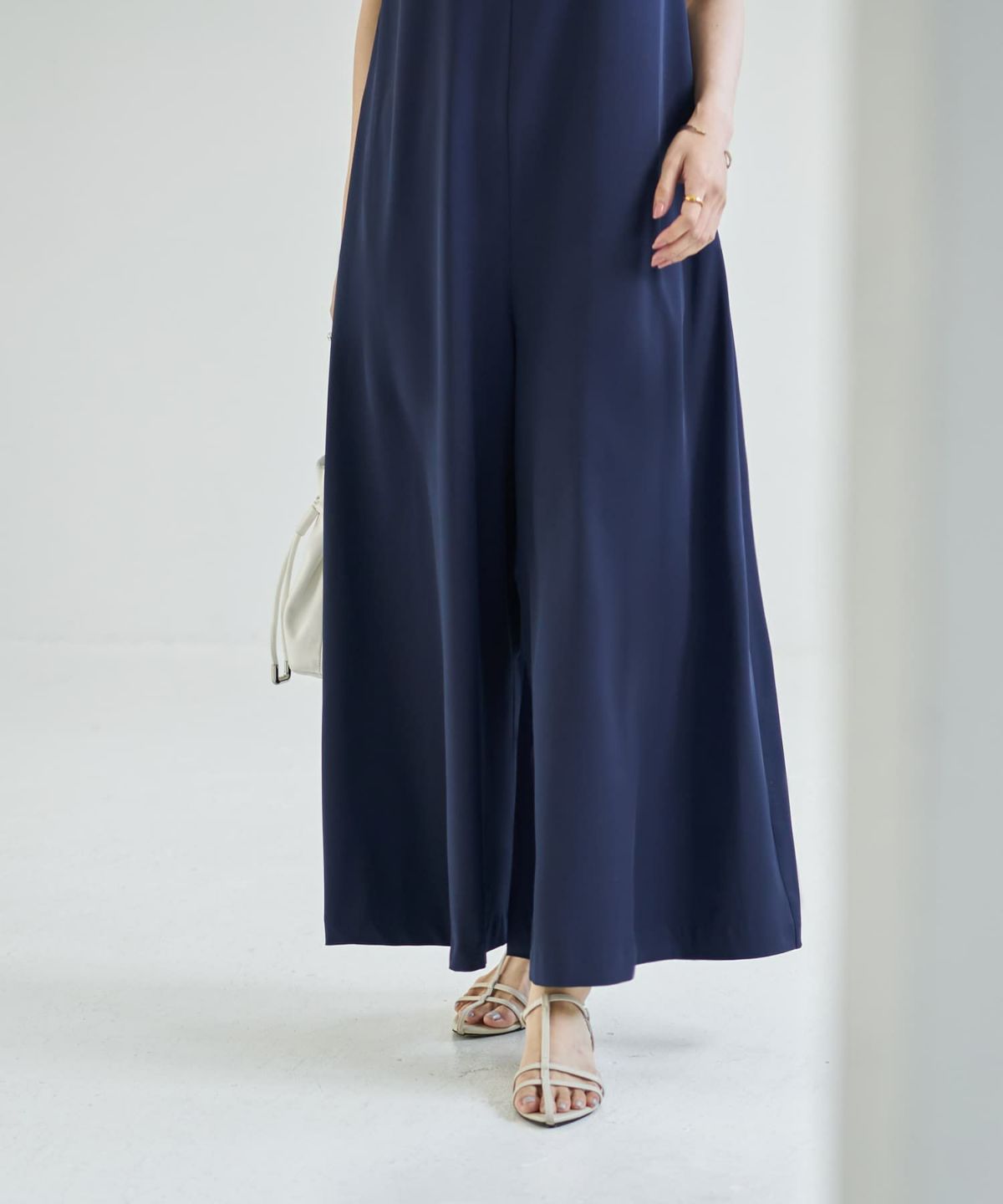 着用イメージ 166cm ネイビー サイズ02