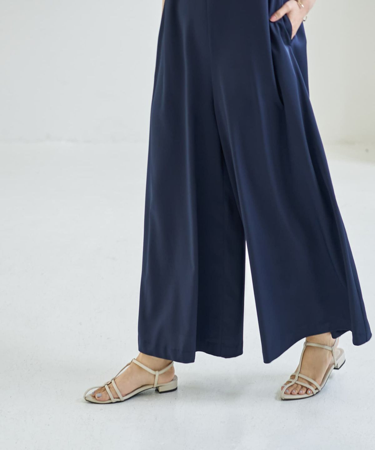 着用イメージ 166cm ネイビー サイズ02